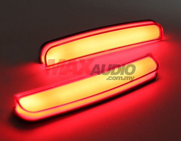 Buy PERODUA ALZA Red Lens Rear Bumper Safety Reflector LED 